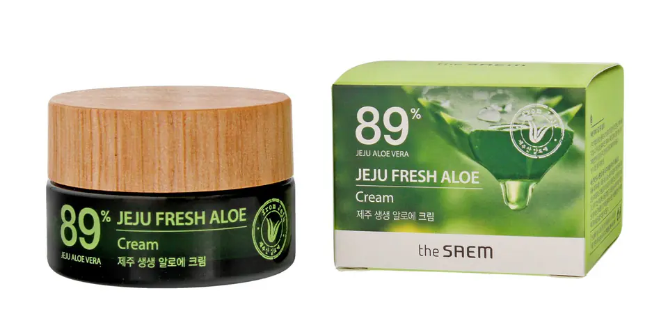 ⁨The SAEM Jeju Fresh Aloe 89% Krem do twarzy - 50ml⁩ w sklepie Wasserman.eu