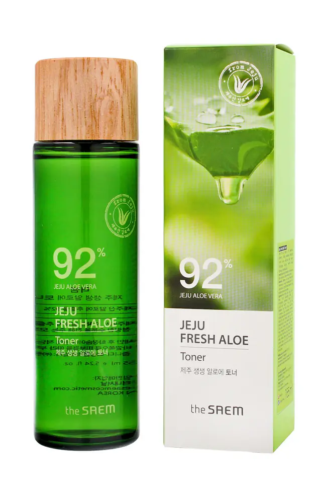 ⁨The SAEM Jeju Fresh Aloe 92% Toner do twarzy 155ml⁩ w sklepie Wasserman.eu