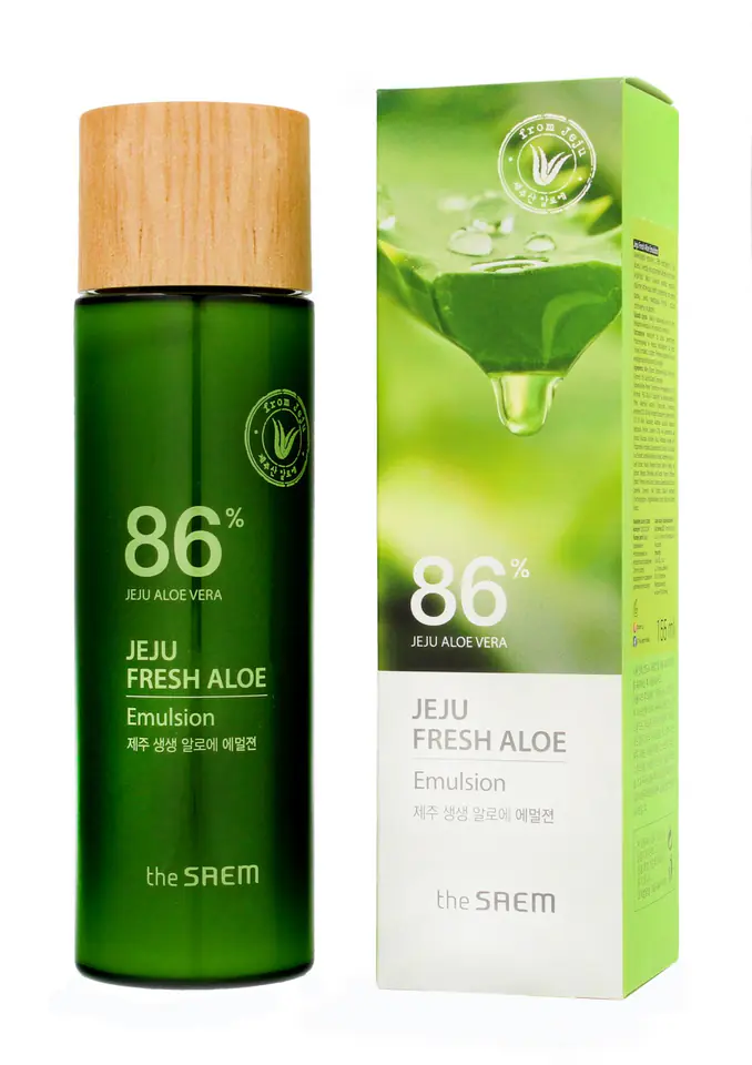 ⁨The SAEM Jeju Fresh Aloe 86% Emulsja do twarzy i ciała 155ml⁩ w sklepie Wasserman.eu