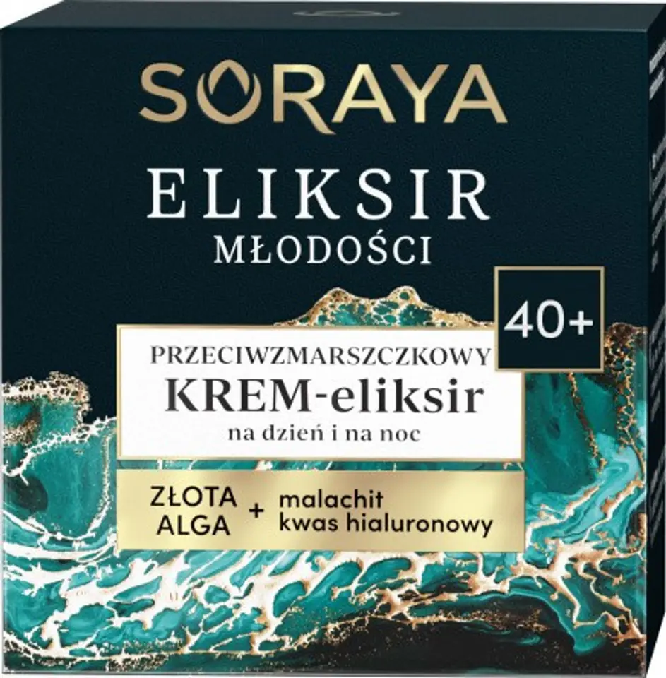 ⁨Soraya Elixir of Youth 40+ Anti-wrinkle Cream-Elixir for day and night 50ml⁩ at Wasserman.eu