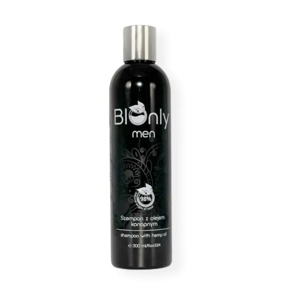 ⁨BIOnly Men Shampoo Hemp Oil 300ml.&⁩ at Wasserman.eu