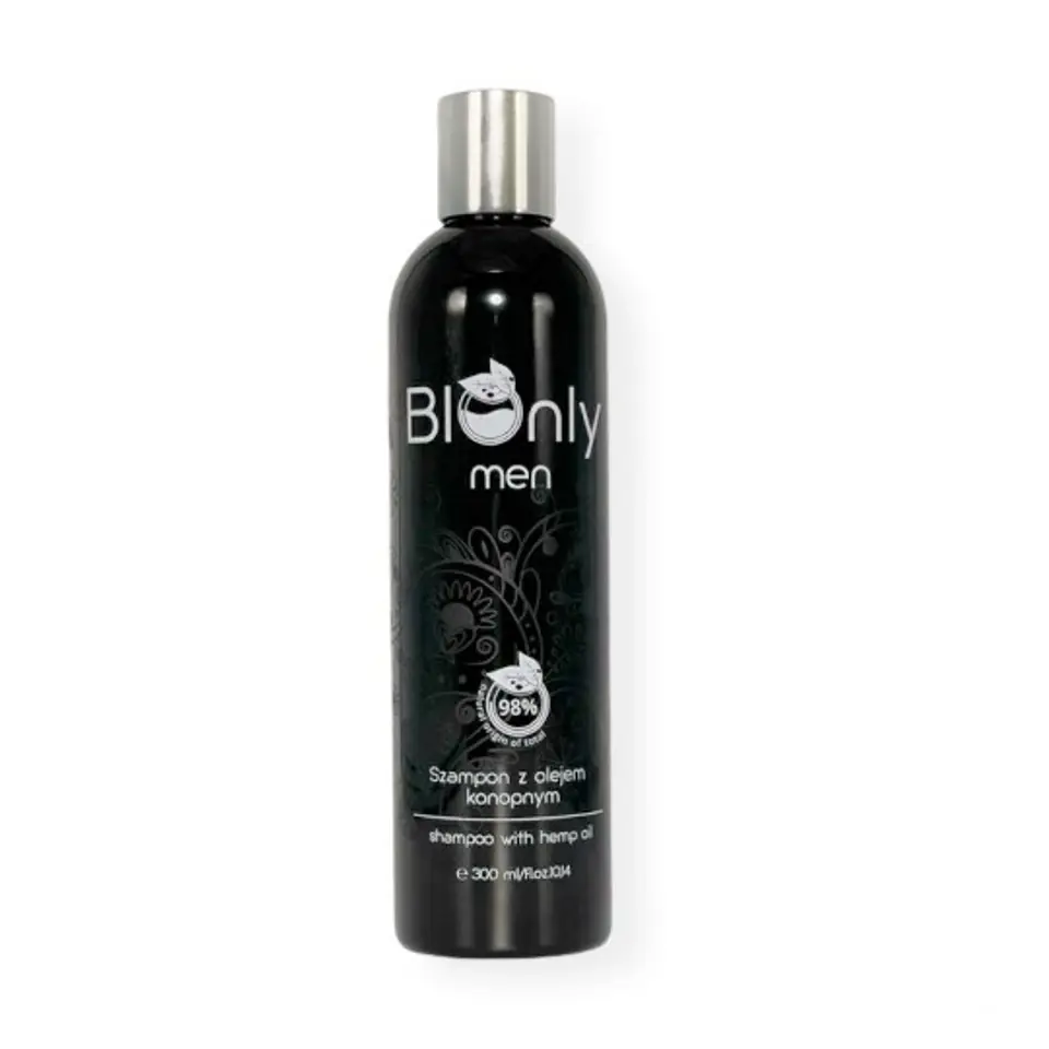 ⁨BIOnly Men Szampon Olej Konopny 300ml.&⁩ w sklepie Wasserman.eu