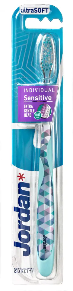 ⁨Jordan Toothbrush Individual Sensitive - ultra soft - color mix 1pcs⁩ at Wasserman.eu