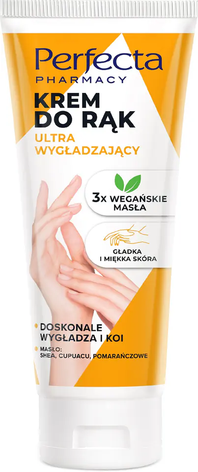 ⁨Perfecta Pharmacy Krem do rąk ultra wygładzający - 3x Wegańskie Masła 75ml⁩ w sklepie Wasserman.eu