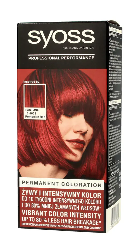 ⁨Schwarzkopf Syoss Hair dye 18-1658 Pompeian Red 1op.⁩ at Wasserman.eu