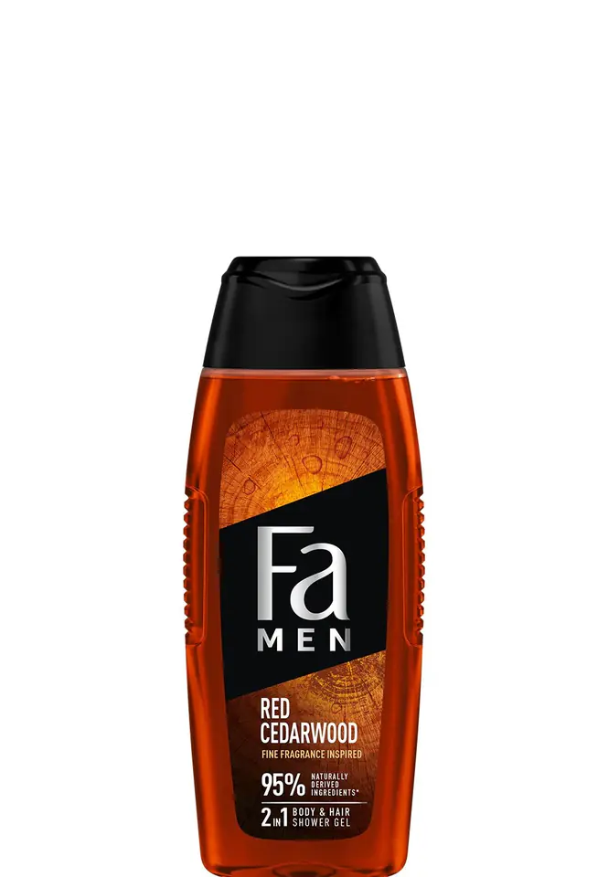 ⁨Fa Men Red Cedarwood Shower Gel 2in1 for Men 400ml⁩ at Wasserman.eu