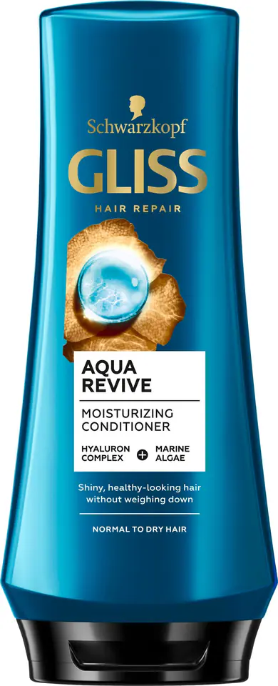 ⁨H GLISS K.AQUA REVIVE conditioner 200ml TOP &⁩ at Wasserman.eu