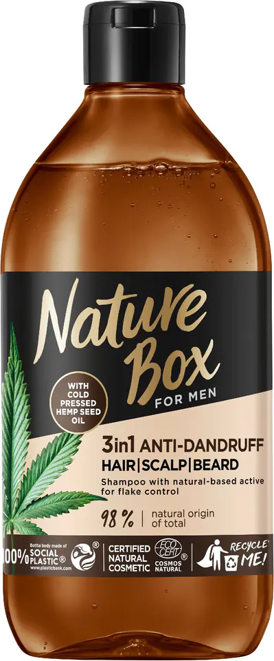 ⁨H NATURE BOX KONOPIE SZAMPON 385ML TOP&⁩ w sklepie Wasserman.eu