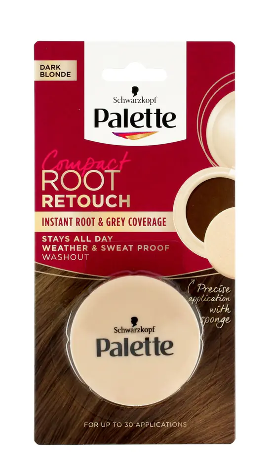 ⁨Palette Root Retouch Compact Equalizer for Retouching Suckers - Dark Blond 3g⁩ at Wasserman.eu