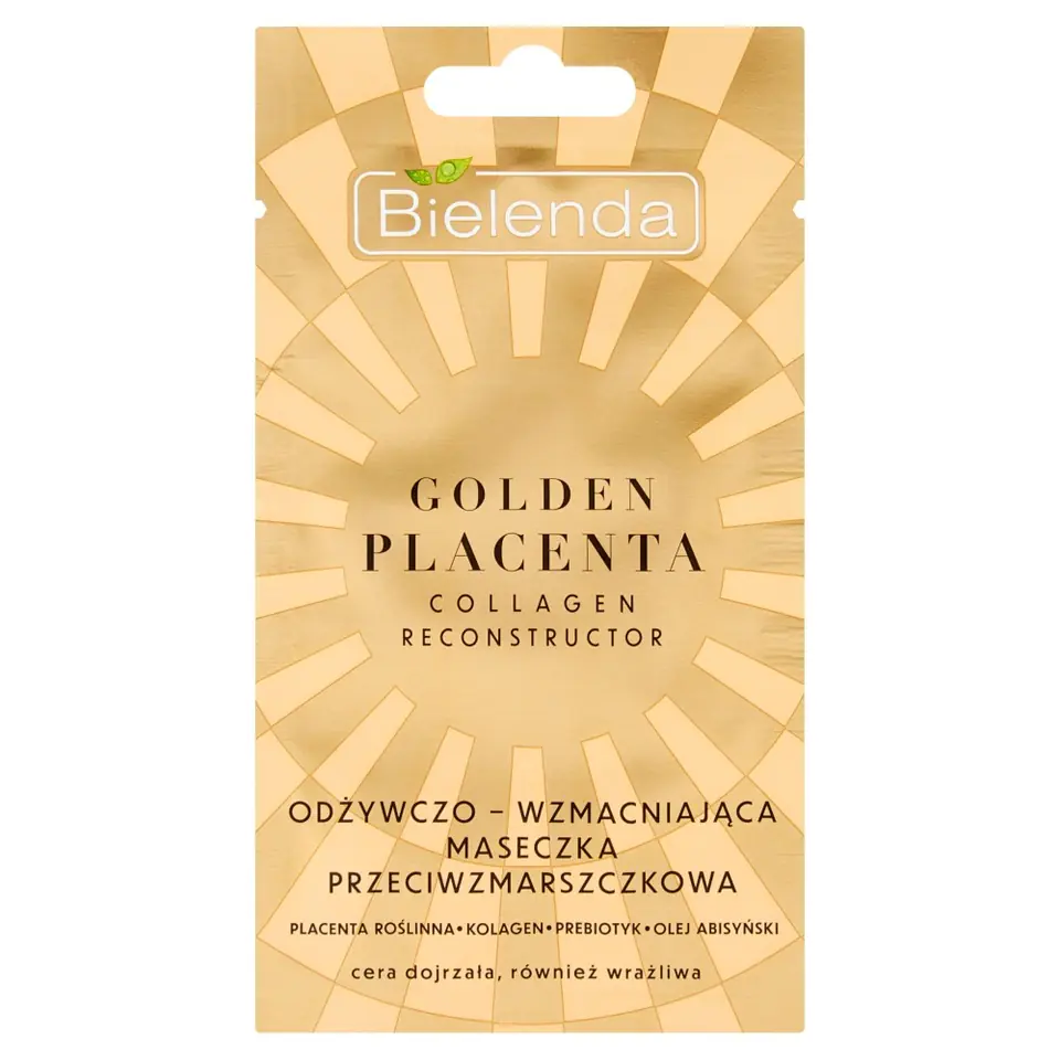 ⁨Bielenda Golden Placenta Nourishing - Strengthening Anti-Wrinkle Mask 8ml⁩ at Wasserman.eu