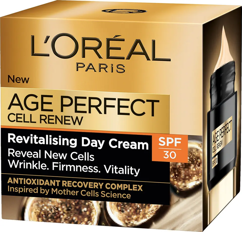 ⁨Loreal Age Perfect Cell Renew Anti-wrinkle Revitalizing Cream SPF30 for Day 50ml⁩ at Wasserman.eu