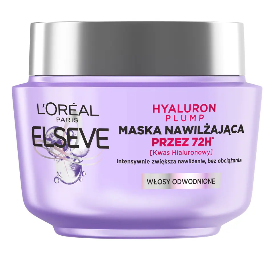 ⁨Loreal Elseve Hyaluron Plump Moisturizing mask (for 72H) for dehydrated hair 300ml⁩ at Wasserman.eu