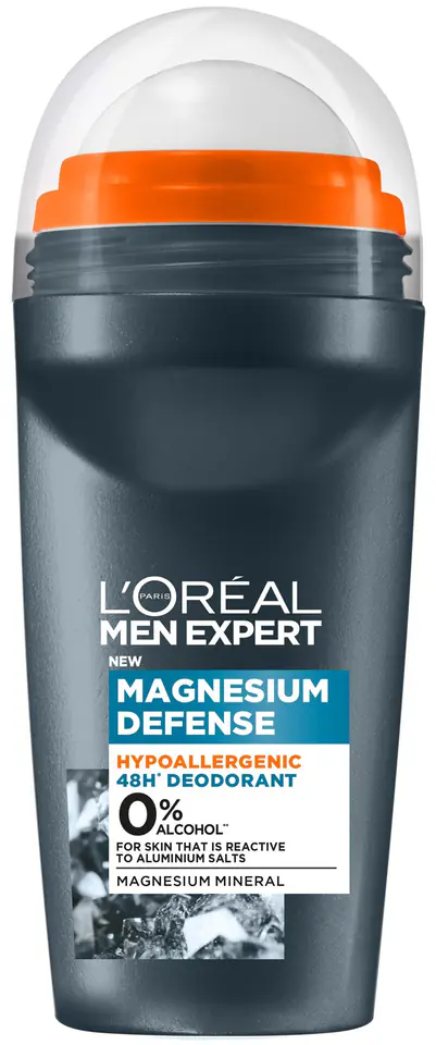 ⁨Loreal Men Expert Dezodorant roll-on Magnesium Defence 50ml⁩ w sklepie Wasserman.eu