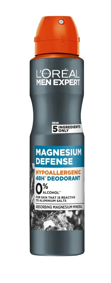 ⁨Loreal Men Expert Dezodorant spray Magnesium Defence 150ml⁩ w sklepie Wasserman.eu