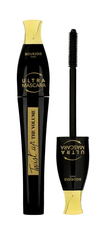 ⁨Bourjois Twist up the Volume Mascara 2in1 - No. 001 Ultra Black 8ml⁩ at Wasserman.eu