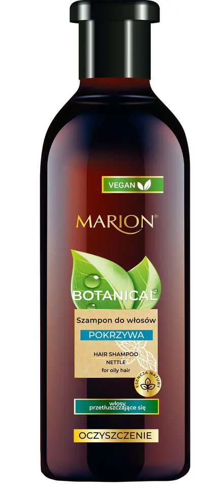 ⁨MARION BOTANICAL Hair shampoo Nettle 400ml⁩ at Wasserman.eu