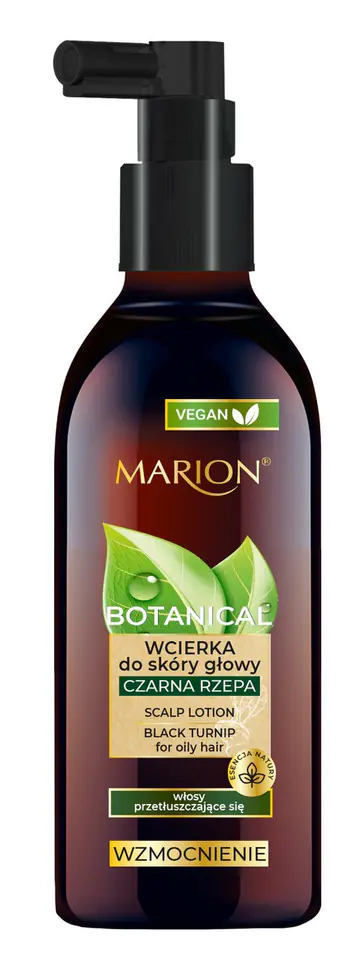 ⁨MARION Botanical Wzmacniająca Wcierka do skóry głowy - Czarna Rzepa 150 ml⁩ w sklepie Wasserman.eu