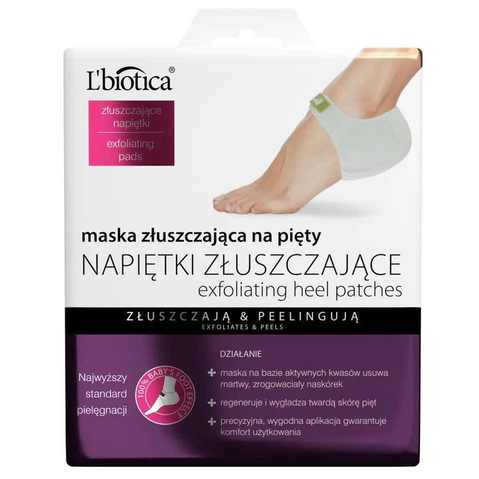 ⁨LB L'biotica Feet Mask Exfoliating Tenses⁩ at Wasserman.eu