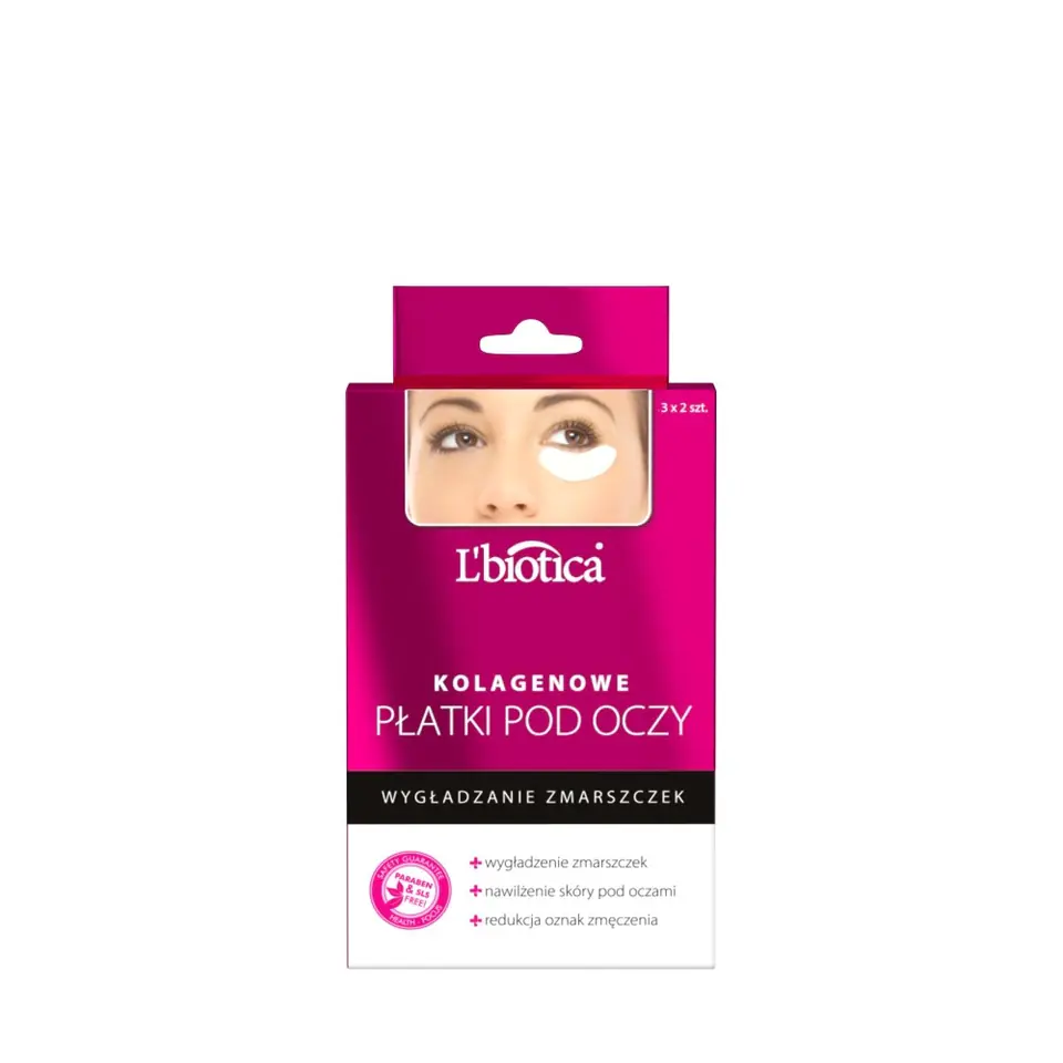 ⁨LB L`biotica Płatki p/oczy Kolagenowe wygładzenie⁩ w sklepie Wasserman.eu