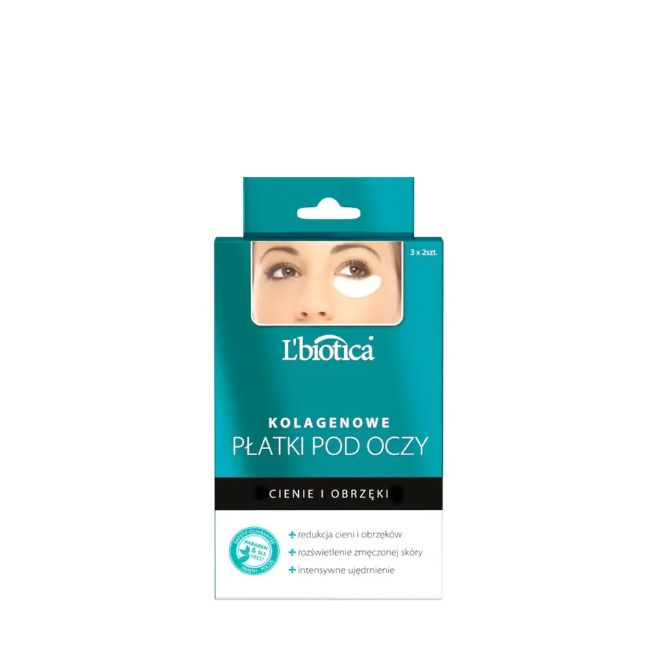 ⁨LB L`biotica Płatki p/oczy Kolagenowe reduk.cieni⁩ w sklepie Wasserman.eu