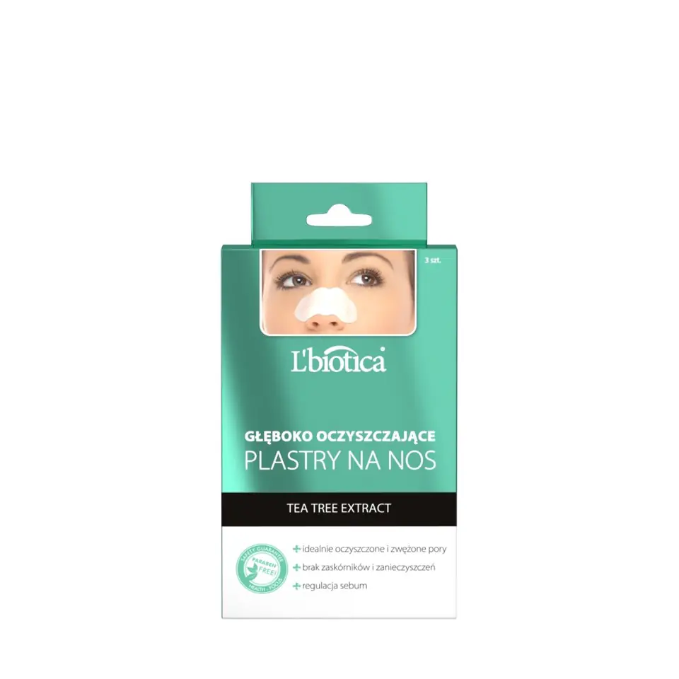 ⁨LB L'biotica Patches cleanse.n/nose Tea Tree⁩ at Wasserman.eu