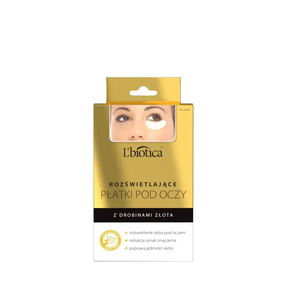 ⁨LB L'biotica Petals p/eyes Illuminating with gold⁩ at Wasserman.eu