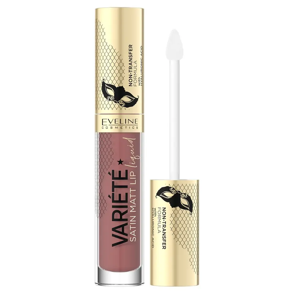 ⁨Eveline Variete Satin Matt Liquid Lipstick No. 04 4.5ml⁩ at Wasserman.eu