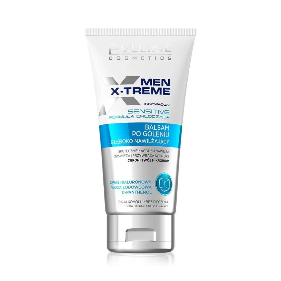 ⁨Eveline Men X-Treme Deep Moisturizing Aftershave Balm - Sensitive 150ml⁩ at Wasserman.eu