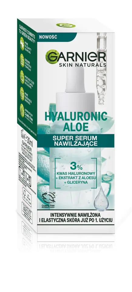 ⁨Garnier Skin Naturals Hyaluronic Aloe Super Moisturizing Serum for All Skin Types 30ml⁩ at Wasserman.eu