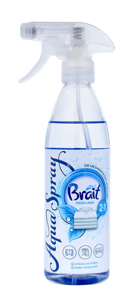 ⁨Brait Aqua Spray Water Air Freshener 2in1 - Fresh Linen 425g⁩ at Wasserman.eu