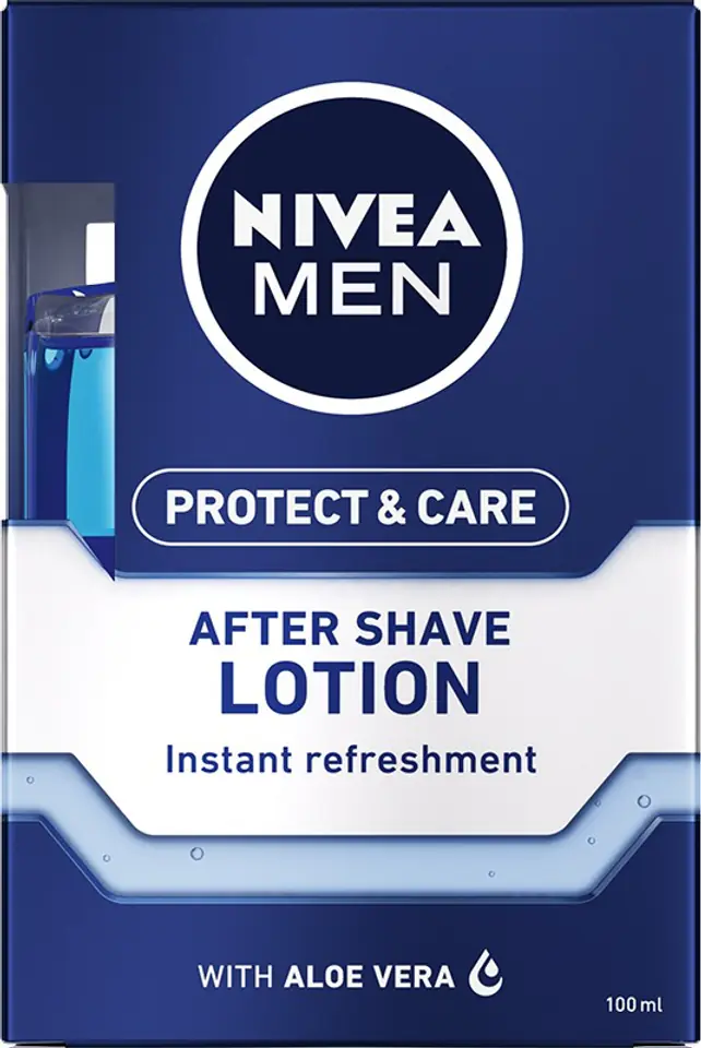 ⁨Nivea MEN Protect & Care Odświeżająca Woda po goleniu 100ml⁩ w sklepie Wasserman.eu