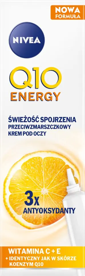 ⁨Nivea Q10 Energy Świeżość Spojrzenia Przeciwzmarszczkowy krem pod oczy 15 ml⁩ w sklepie Wasserman.eu