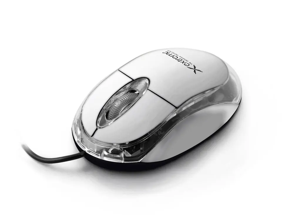⁨XM102W Mysz przewodowa 3D optyczna USB Camille biała Extreme⁩ w sklepie Wasserman.eu
