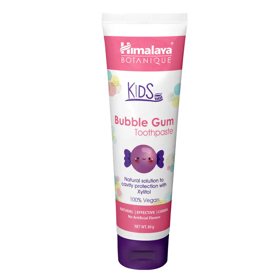 ⁨HIMALAYA Botanique Kids Kids Kids Toothpaste Bubble Gum 80g⁩ at Wasserman.eu