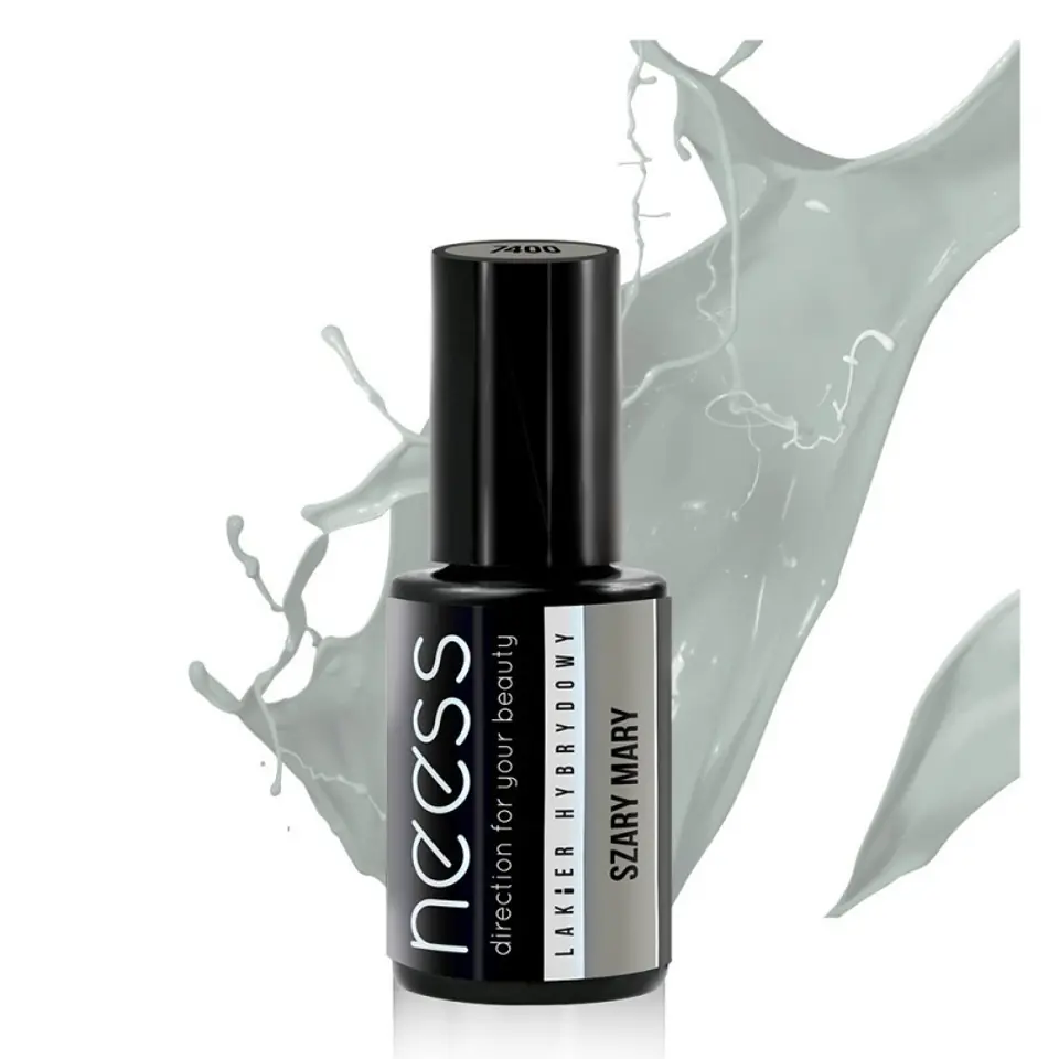 ⁨NEESS Hybrid polish 7400 Gray Smoke 4ml⁩ at Wasserman.eu