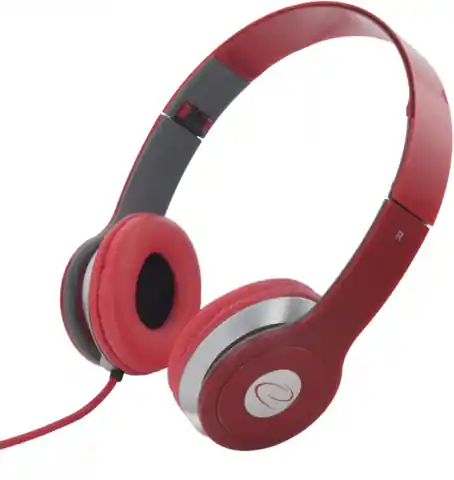 ⁨EH145R Słuchawki Audio Techno czerwone Esperanza⁩ w sklepie Wasserman.eu