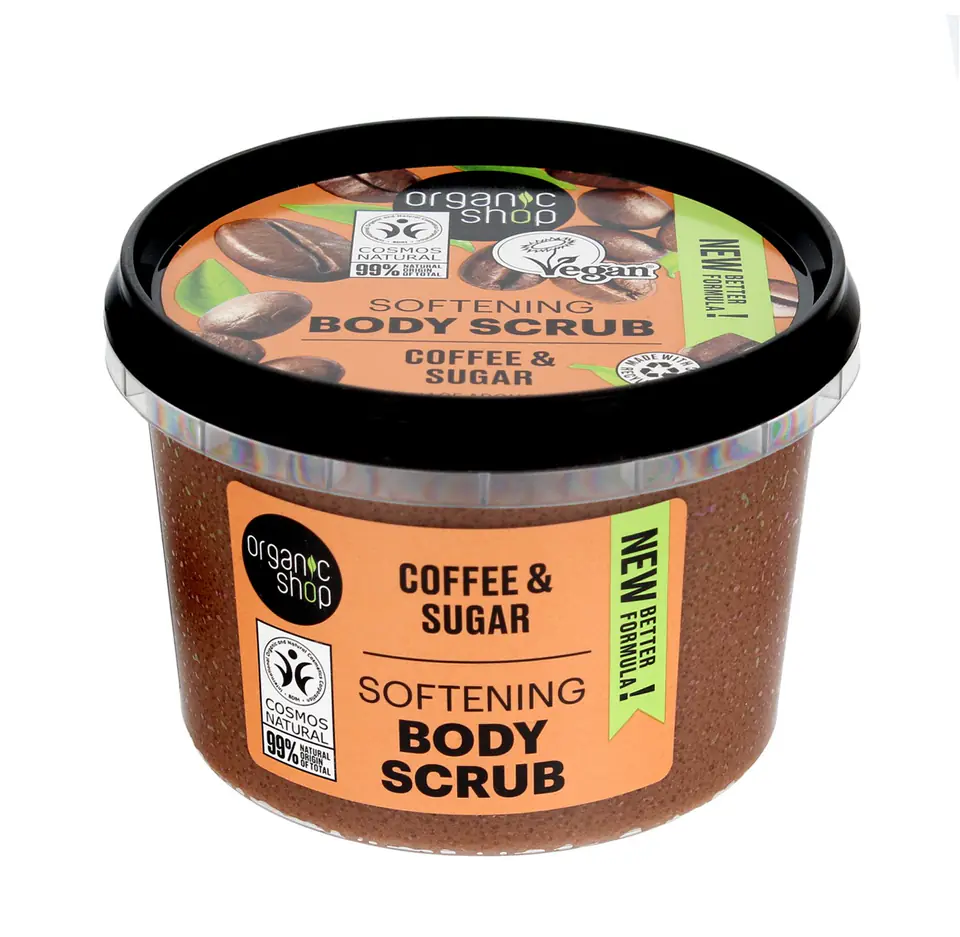 ⁨Organic Shop Body Scrub Brazilian Coffee 250 ml⁩ at Wasserman.eu
