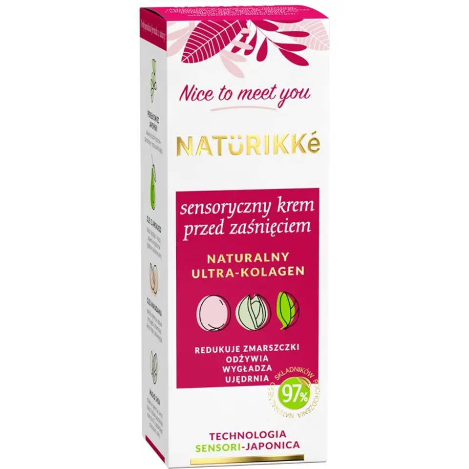 ⁨Naturikke Naturalny Ultra Kolagen Sensoryczny Krem przed zaśnięciem 50 ml⁩ w sklepie Wasserman.eu