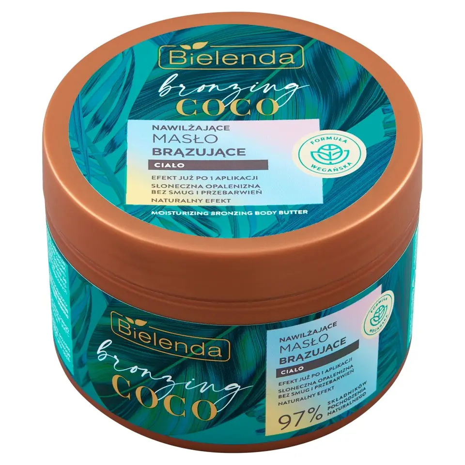 ⁨Bielenda Bronzing Coco Nawilżające Masło brązujące do ciała 200ml⁩ w sklepie Wasserman.eu