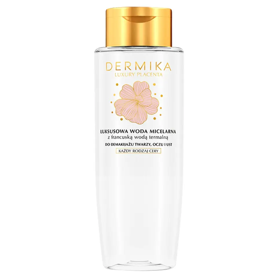 ⁨Dermika Luxury Placenta Luksusowa Woda micelarna z francuską wodą termalną 400ml⁩ w sklepie Wasserman.eu