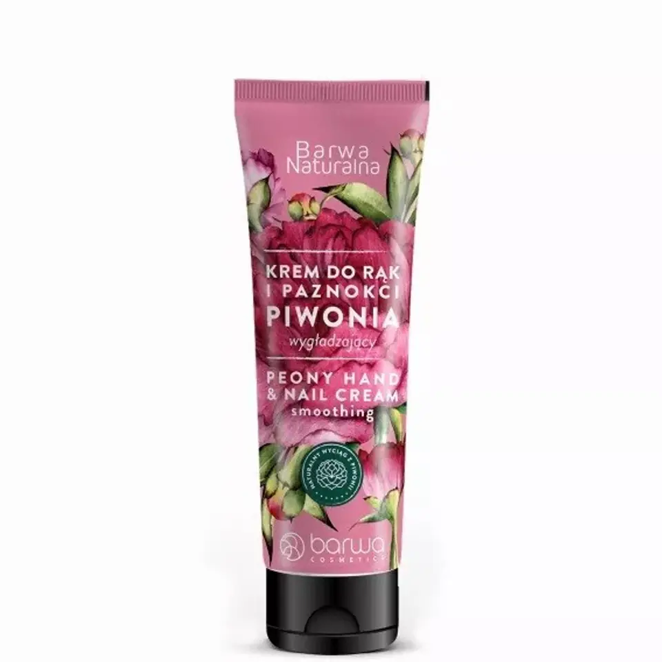 ⁨BARWA Naturalna Krem do rąk i paznokci wygładzający - Piwonia 100ml⁩ w sklepie Wasserman.eu