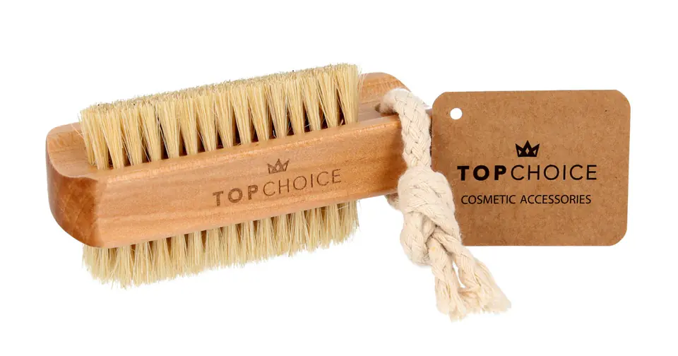 ⁨Top Choice Double-sided Hand & Nail Cleaning Brush (74875) 1pcs⁩ at Wasserman.eu