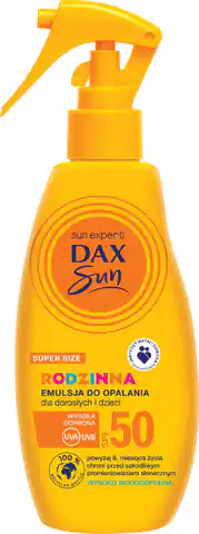 ⁨Dax Sun Family Sun Sunscreen for Adults and Children SPF50 200ml⁩ at Wasserman.eu