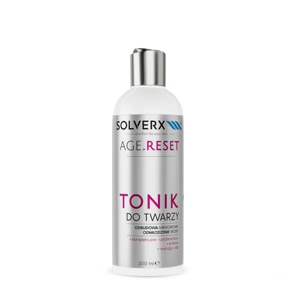 ⁨SolverxAge.Reset Tonik do twarzy - Odbudowa Mikrobiomu&Odmłodzenie Skóry 200ml⁩ w sklepie Wasserman.eu