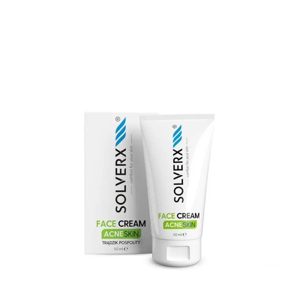 ⁨Solverx Acne Skin Anti-acne Face Cream 50ml⁩ at Wasserman.eu