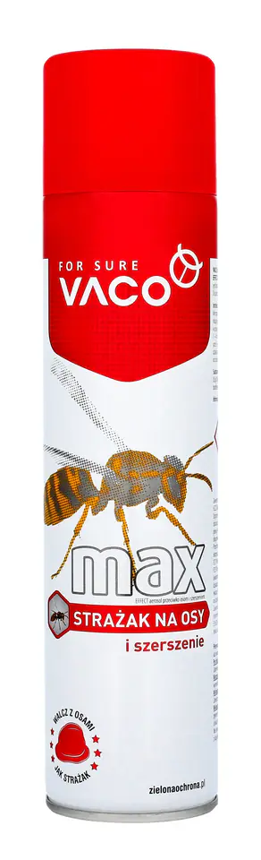 ⁨VACO MAX Spray - Firefighter for wasps and hornets 400ml⁩ at Wasserman.eu