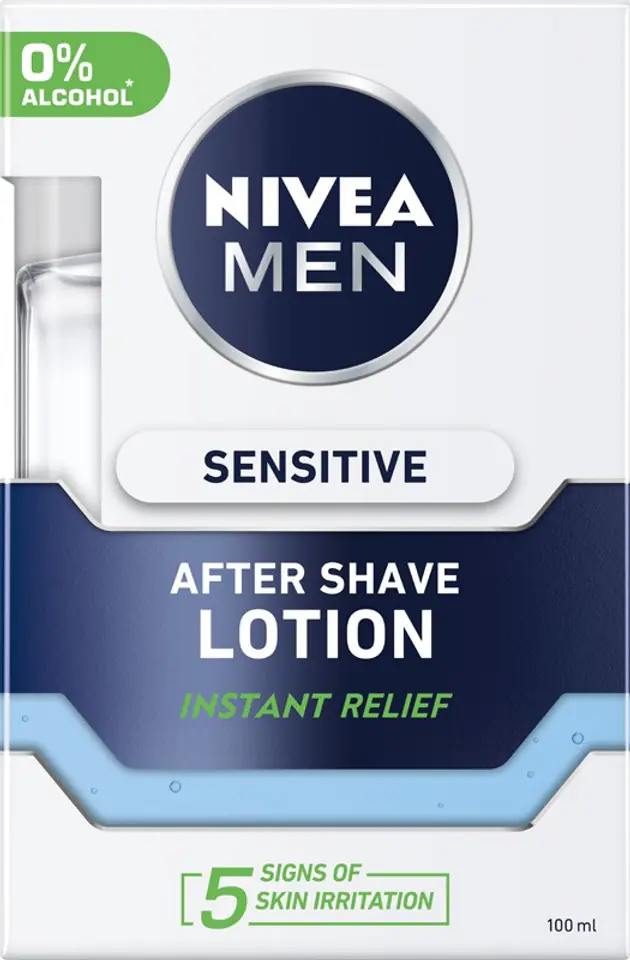 ⁨NIVEA MEN After shave water SENSITIVE 100ml⁩ at Wasserman.eu