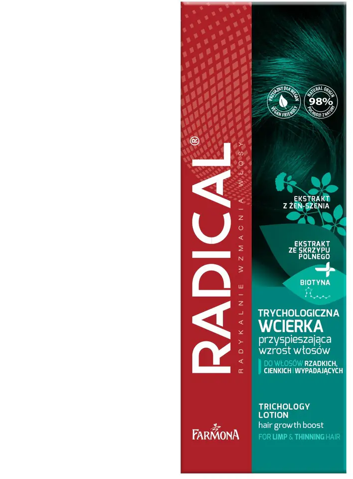 ⁨Farmona Radical Trychologiczna Wcierka przyspieszająca wzrost włosów 100ml⁩ w sklepie Wasserman.eu