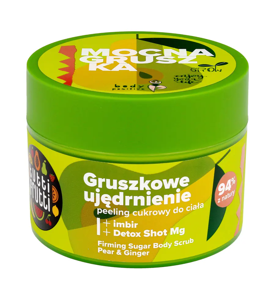 ⁨Farmona Tutti Frutti Peeling cukrowy do ciała Gruszkowe Ujędrnienie - Gruszka&Imbir 300g⁩ w sklepie Wasserman.eu