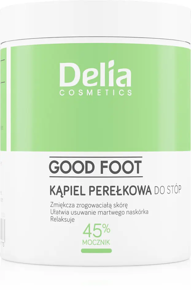 ⁨Delia Cosmetics Good Foot Kąpiel perełkowa do stóp - 45% Mocznik 250g⁩ w sklepie Wasserman.eu